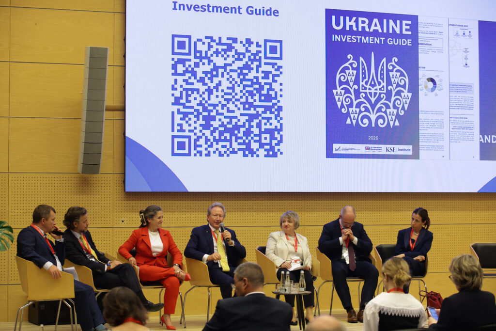 The Ministry of Economy and KSE Institute presented the Ukraine Investment Guide 2026, featuring 377 investment opportunities worth $77.2 billion